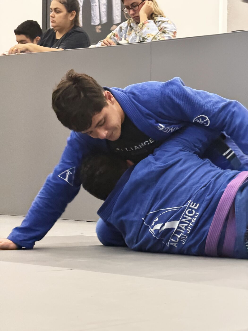 Guilherme em treino na Alliance